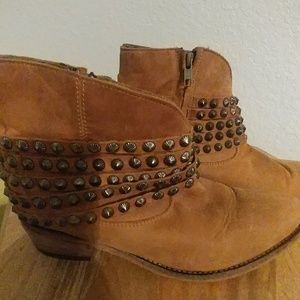 Brown booties
